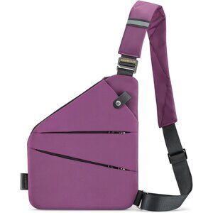 〽️Women Purpul Anti Theft Crossbody Shoulder theft Design Travel Sport Work Ba